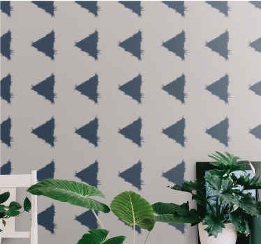 Tapete Dreiecke moderner geometrischer druck - TenStickers