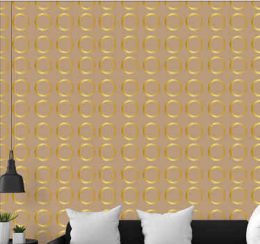 Tapete Kreise elegantes kreismuster - TenStickers