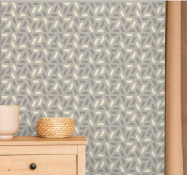 Modern geometric pattern abstract wallpaper - TenStickers