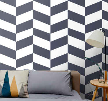 Chevron Arrow Shapes geometric wallpaper - TenStickers