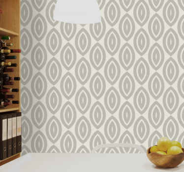 Elegante bladformer struktur tapet - TenStickers