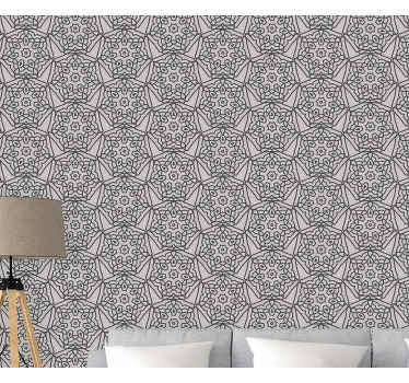 Carta da parati ornamentale disegno intricato - TenStickers