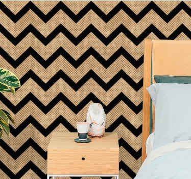 Tapete geometrisch chevron-zickzack-stil - TenStickers