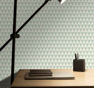 Grey triangular shapes office wallpaper - TenStickers