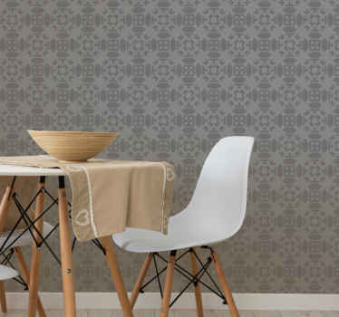 Rustik tarzda geometrik tasarım modern duvar kağıdı - TenStickers