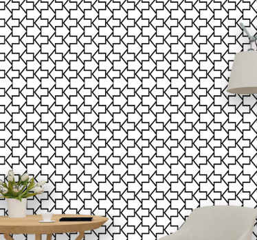 Tapete geometrisch richtungspfeilmuster - TenStickers