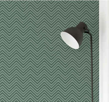 Chevron Zigzag Texture geometric wallpaper - TenStickers