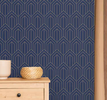 Stylish Shape Patterns geometric wallpaper - TenStickers