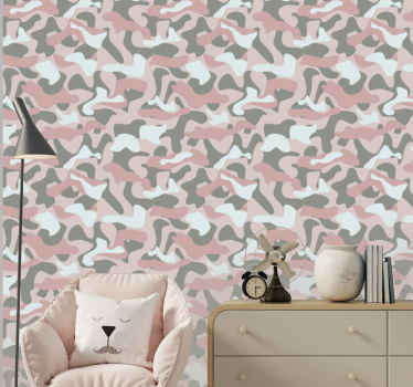 Camouflagezebra zebra tapet - TenStickers