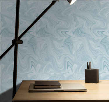 Sleek Fluid Patterns marble wallpaper - TenStickers