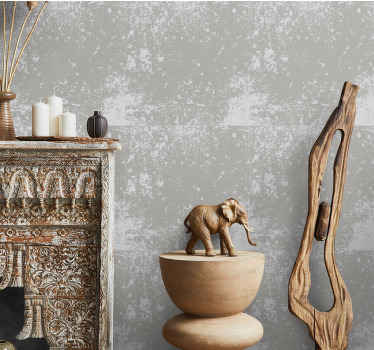 Gråt enkelt motiv beton tapet - TenStickers