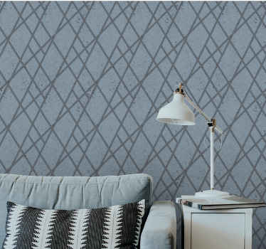 Tapete geometrisch rautenmuster-design - TenStickers