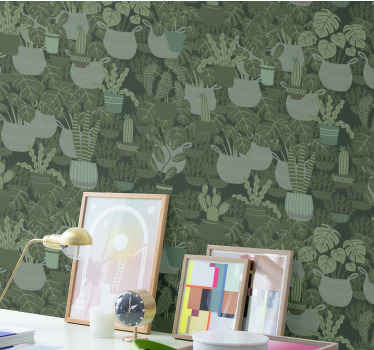 Papel de parede natureza Musgo escuro - TenStickers