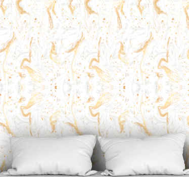 Elegant Gold Veining marble wallpaper - TenStickers