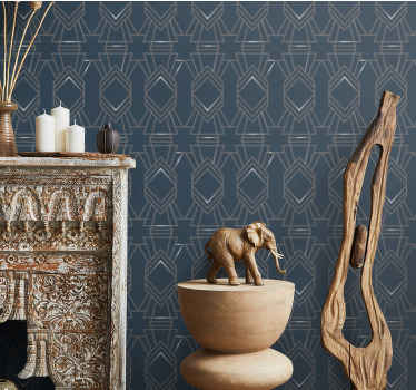 klasické tapety art déco kosoštvorec - Tenstickers