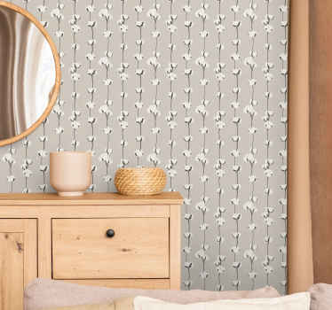 tapety na stenu kvety cesta kvetu bavlny - Tenstickers