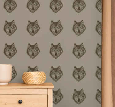 Tapeta Wilk europejski - TenStickers