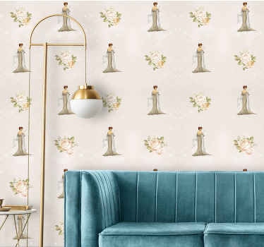 Papier peint classique motif belle époque - TenStickers