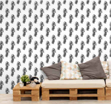 Papier peint salon modèle de cyclistes - TenStickers