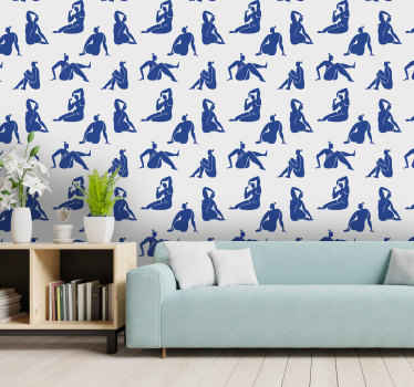 Papier peint art modèle femme - TenStickers