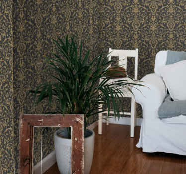 Papier peint baroque ornement gothique - TenStickers