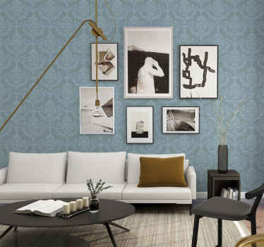 Papel tapiz barroco elegante estilo ornamentado - TenVinilo