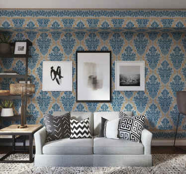 Elegant flourish design baroque wallpaper - TenStickers