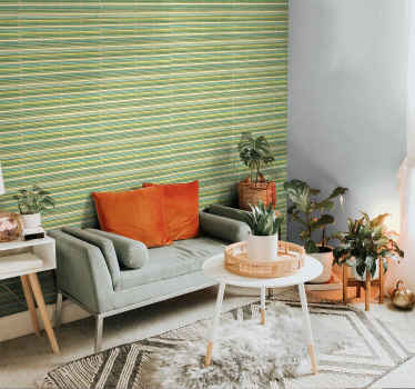 Bamboo  textured wallpaper - TenStickers