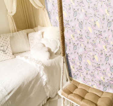 Papel de pared infantil bailarina de ballet - TenVinilo