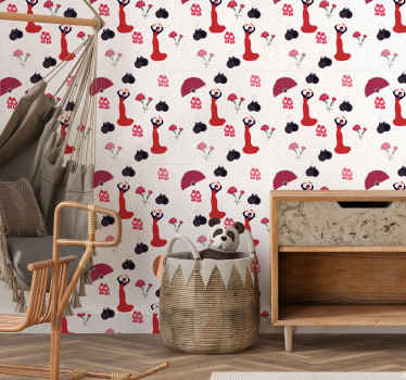 Papel pintado bailarina de flamenco - TenVinilo