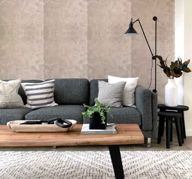 Taupe textured style wallpaper - TenStickers