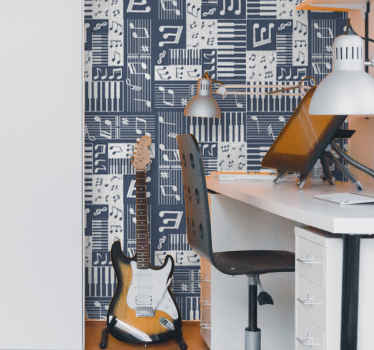 Musical Piano Teenage Wallpaper - TenStickers