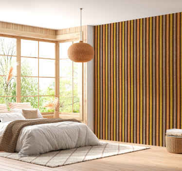 Pruhovaná textilná vertikálna tapeta - Tenstickers