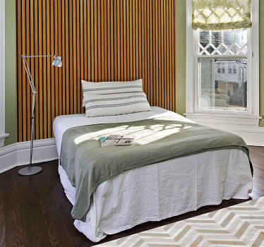 墙纸 木 柚木板条檀香木板条 - TenStickers