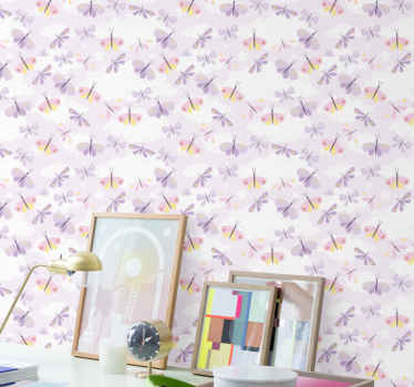 Papel decorativo de mariposas ¡Hola!¡Hola! - TenVinilo