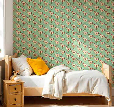 Tapete za zid  životinjske pileći uzorak - TenStickers