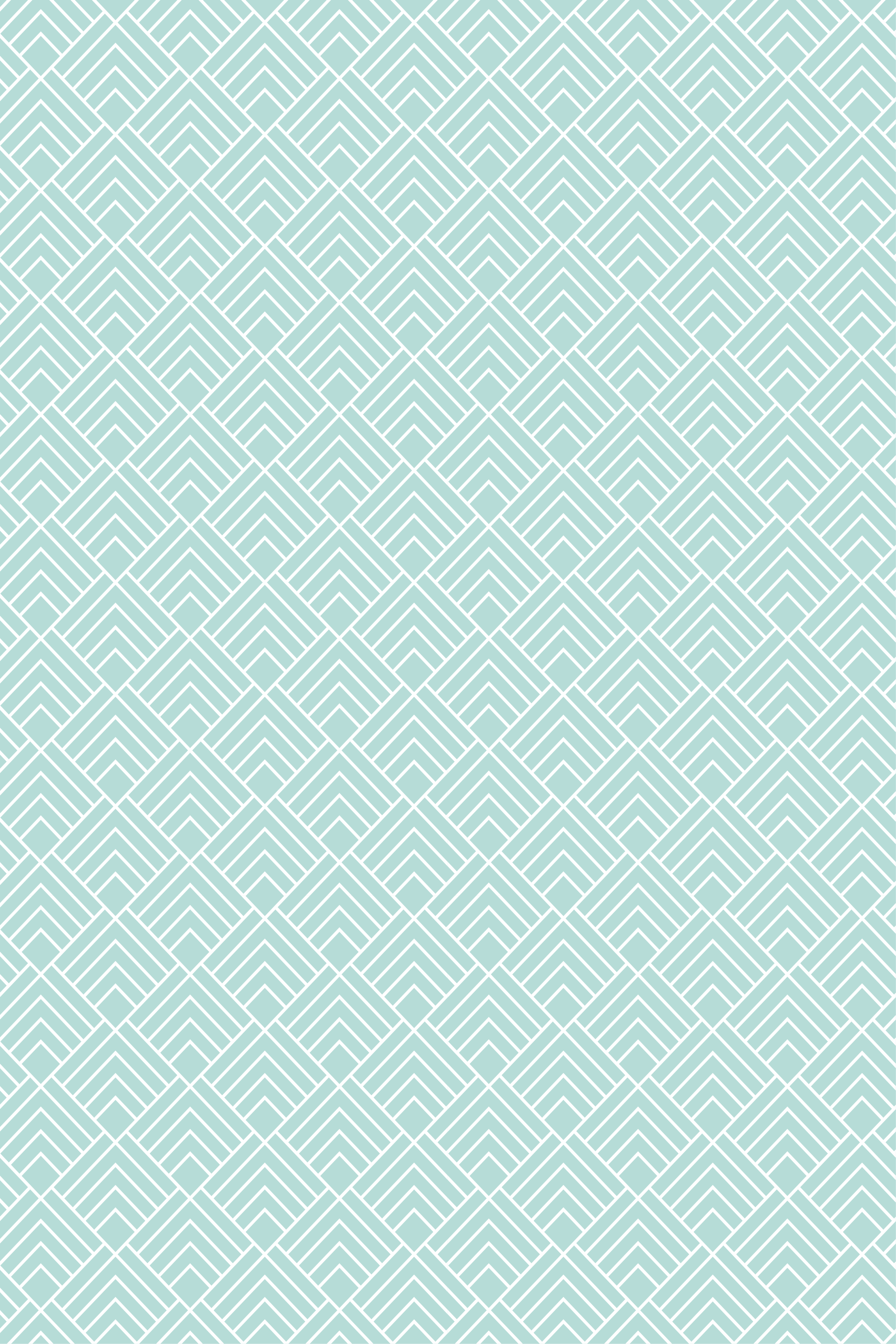 Tenstickers Behang scandinavi&euml; lichtblauwe zigzaglijnen