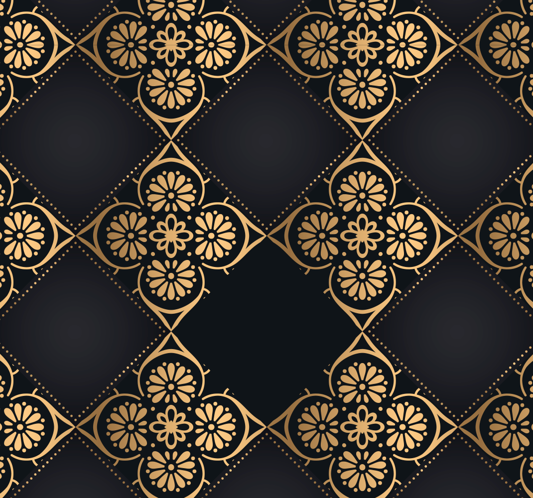 Geometric Tile Elegance baroque wallpaper