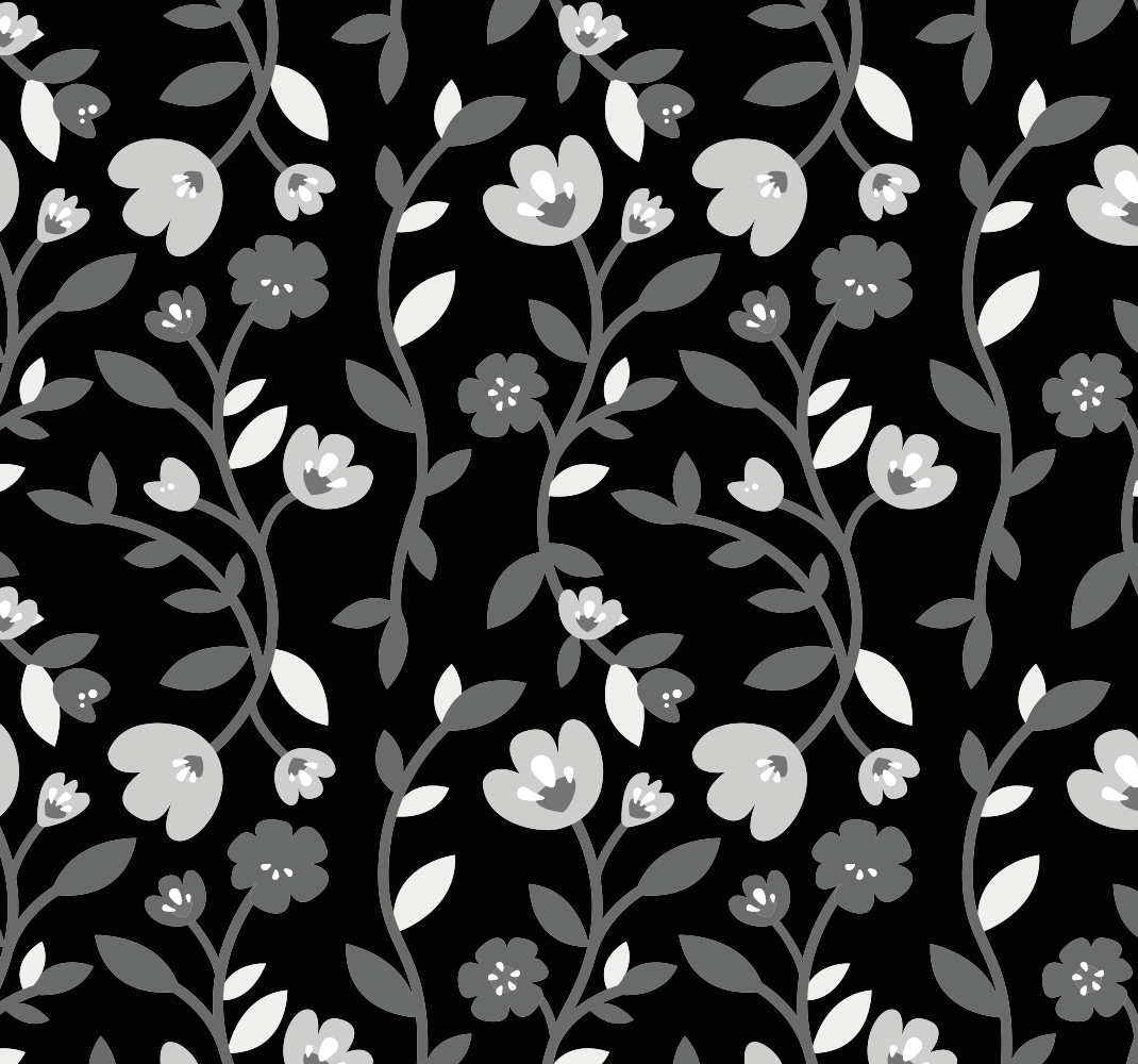 Floral Motif flowers wallpaper