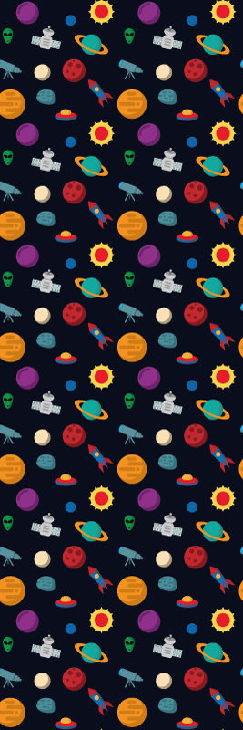 宇宙船ビニール壁紙デザイン Tenstickers