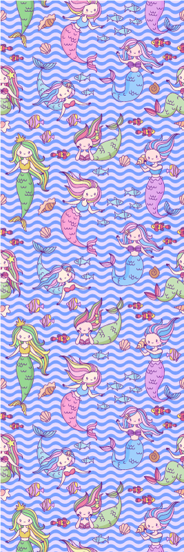 Mermaids Kids wallpaper - TenStickers