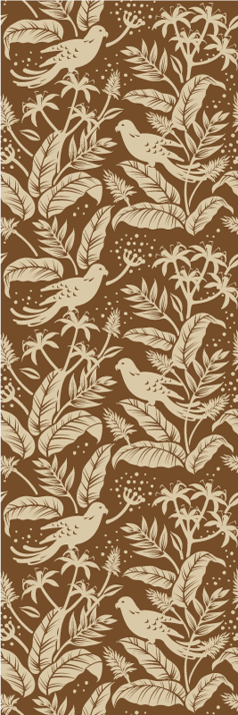 Birds Botanical Pattern Animals Wallpaper