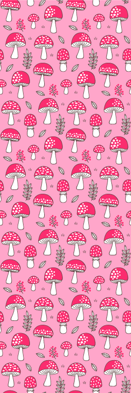 Mushroom Patterns Art Wallpaper