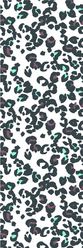 ユキヒョウartsyパターンラウンジの壁紙 Tenstickers