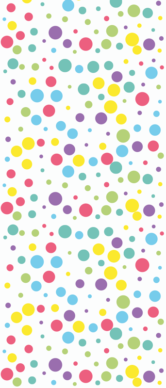 Papel de parede Rainbow Polka Dots - Pontos - Padrões - Papéis de parede