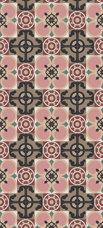 Toledo Tile Effect Wallpaper - TenStickers