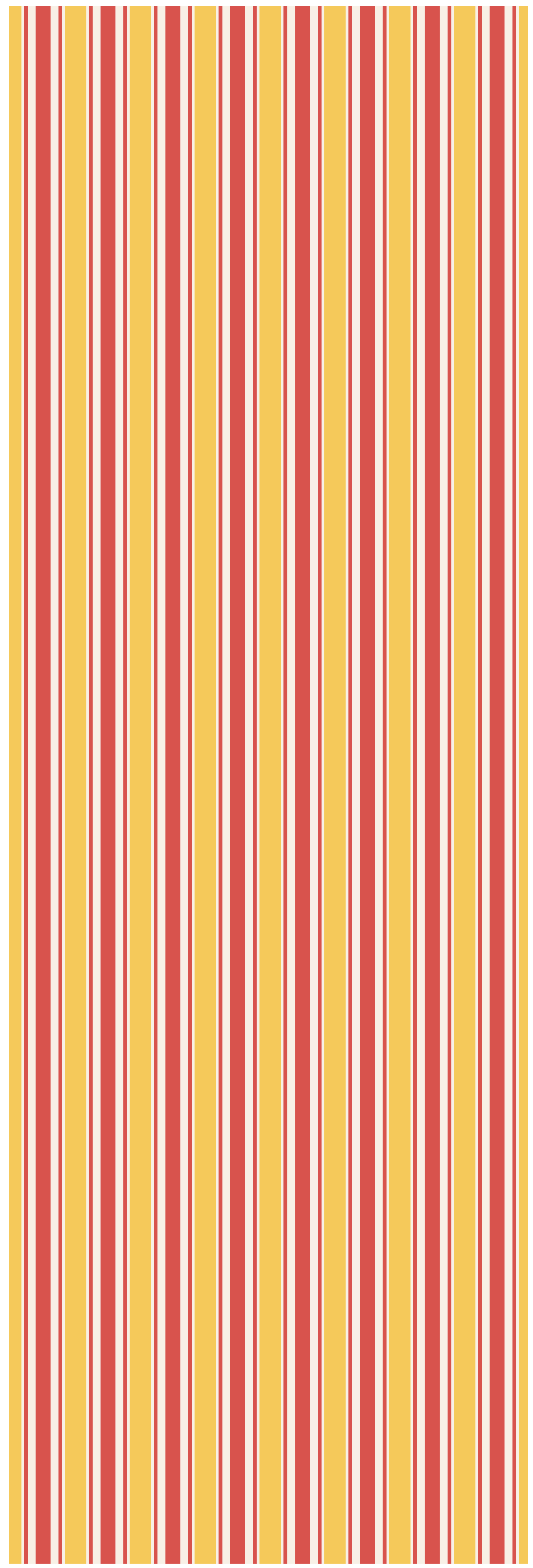 Horizontal striped design calid tones Bedroom Wallpaper TenStickers