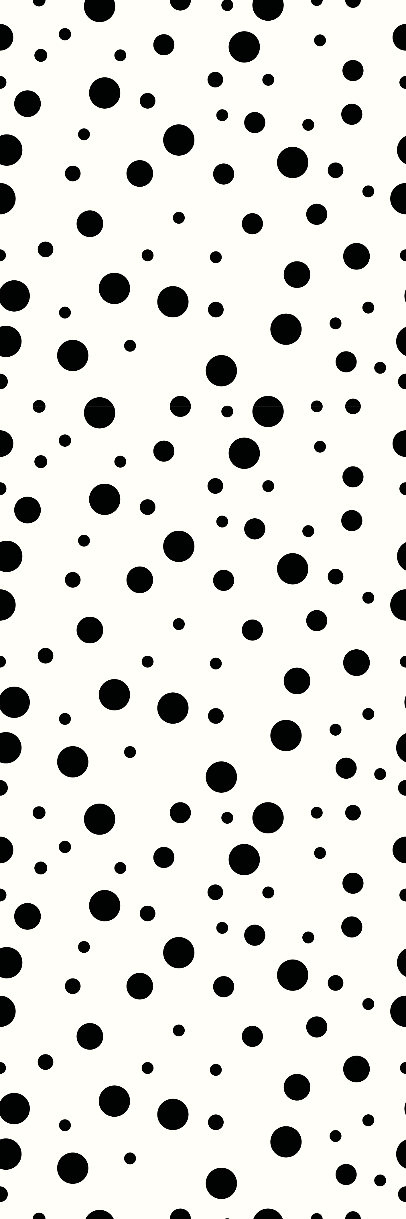 Black dots on white Modern roller blind  TenStickers