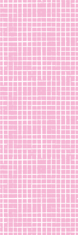 粉红色背景白线现代设计儿童壁纸 Tenstickers
