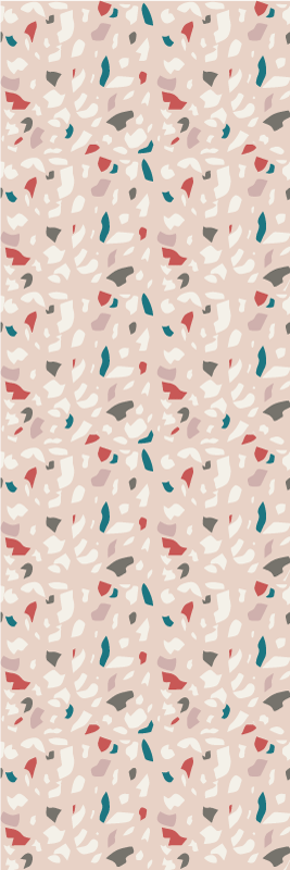 Abstrakt beige terrazzo tekstur tapet - TenStickers